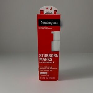 Neutrogena Stubborn Marks PM Treatment Red Packaging